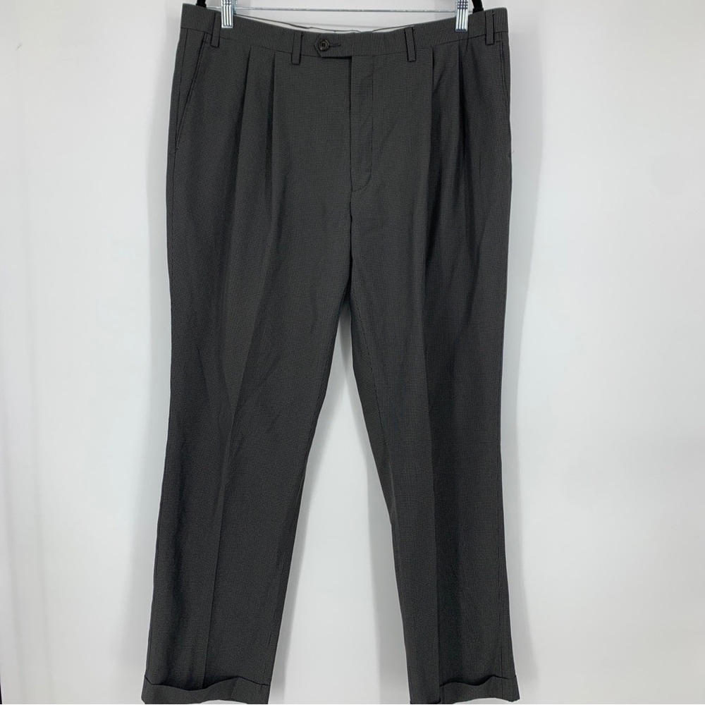 Ralph Lauren blue label men’s slacks 38 cuffed pleated front dress Business